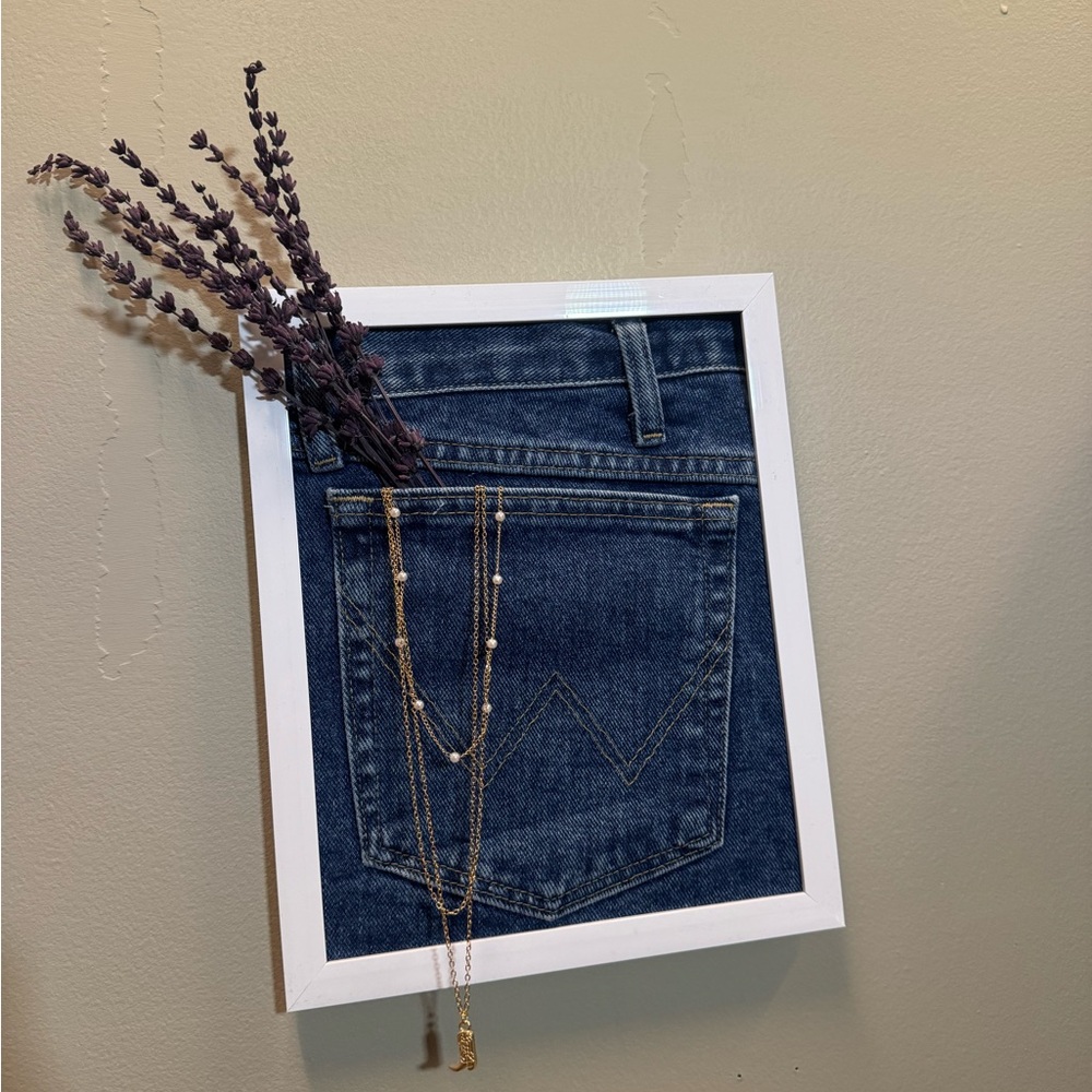 vintage jean wall decor - Picture 4 of 9